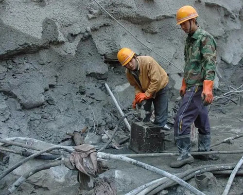 龙山地基下沉注浆